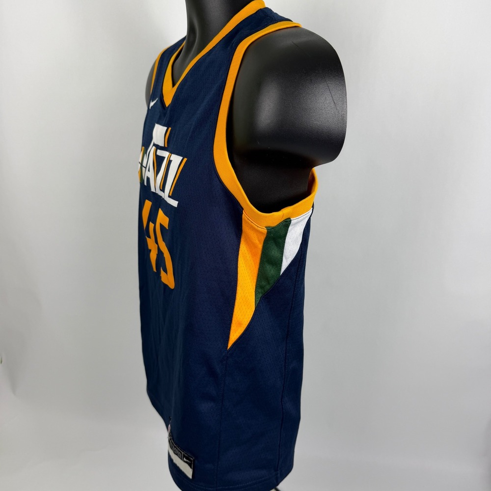 Nike Utah Jazz Donovan Mitchell 45 Swingman Jersey Navy Blue Boys Medium‎ NBA - Picture 5 of 10